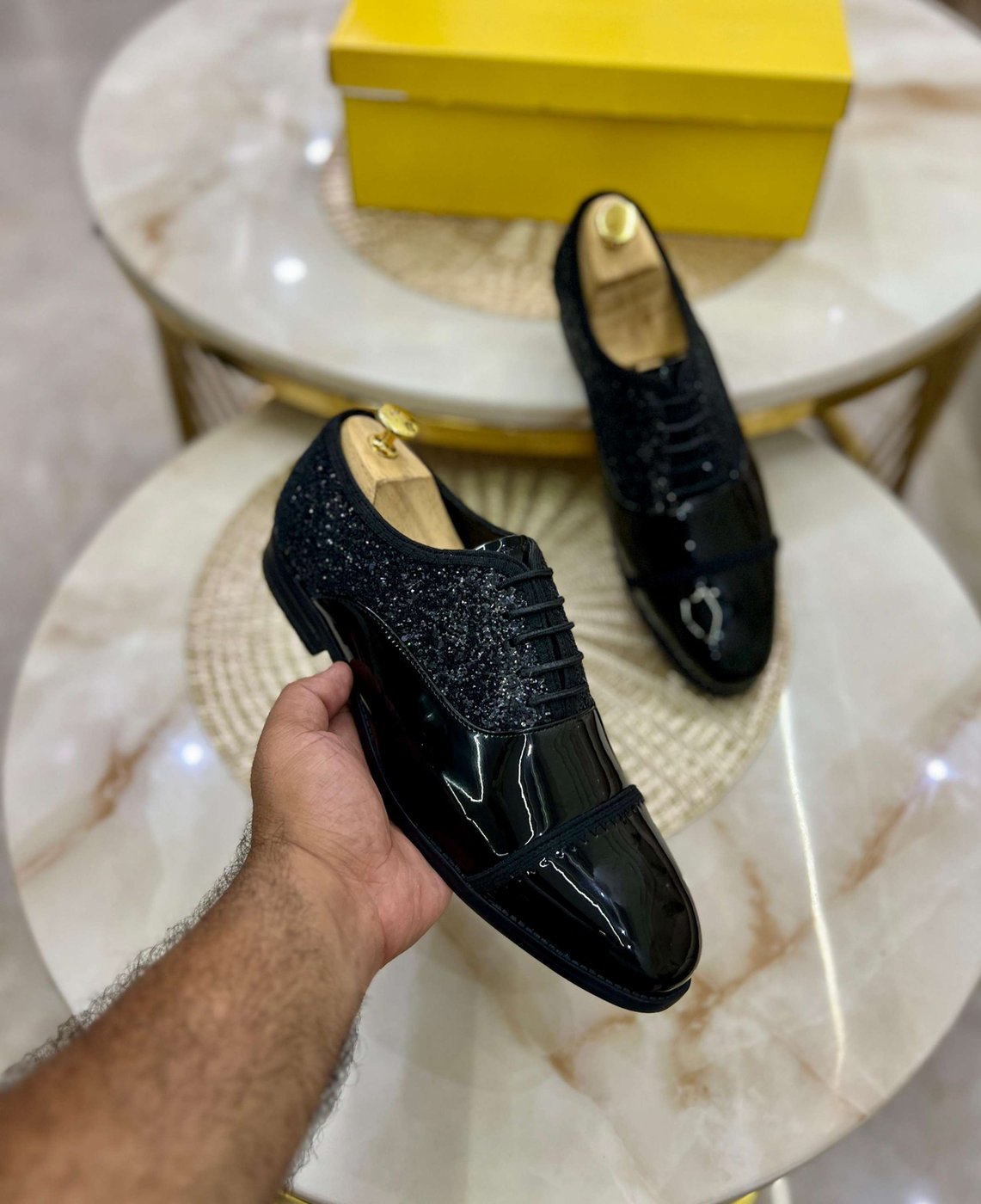Alberto fermani
patent derby shoes Top quality