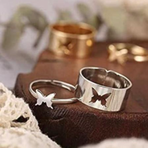 Butterfly Couple Ring