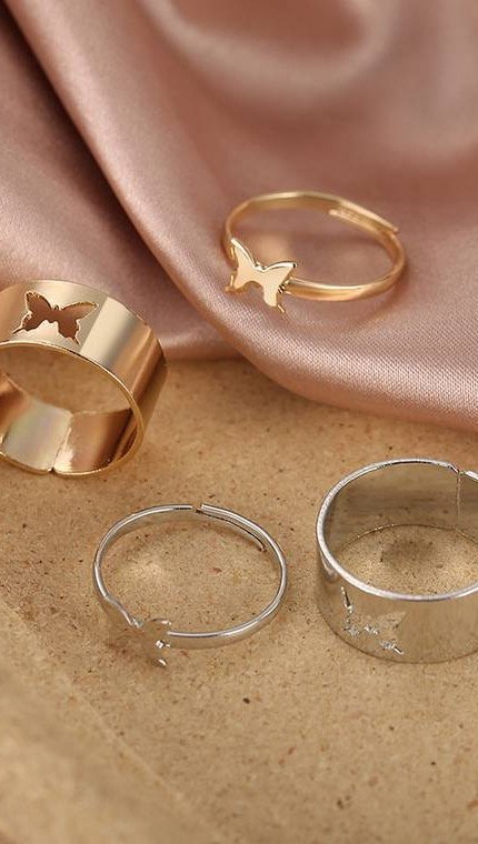 Butterfly Couple Ring