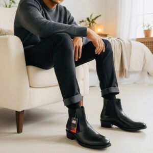 H&M
(CHELSEA BOOTS)
Top leather quality