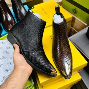 Ted Baker
(one side zip , chelsea boots)

Top leather quality