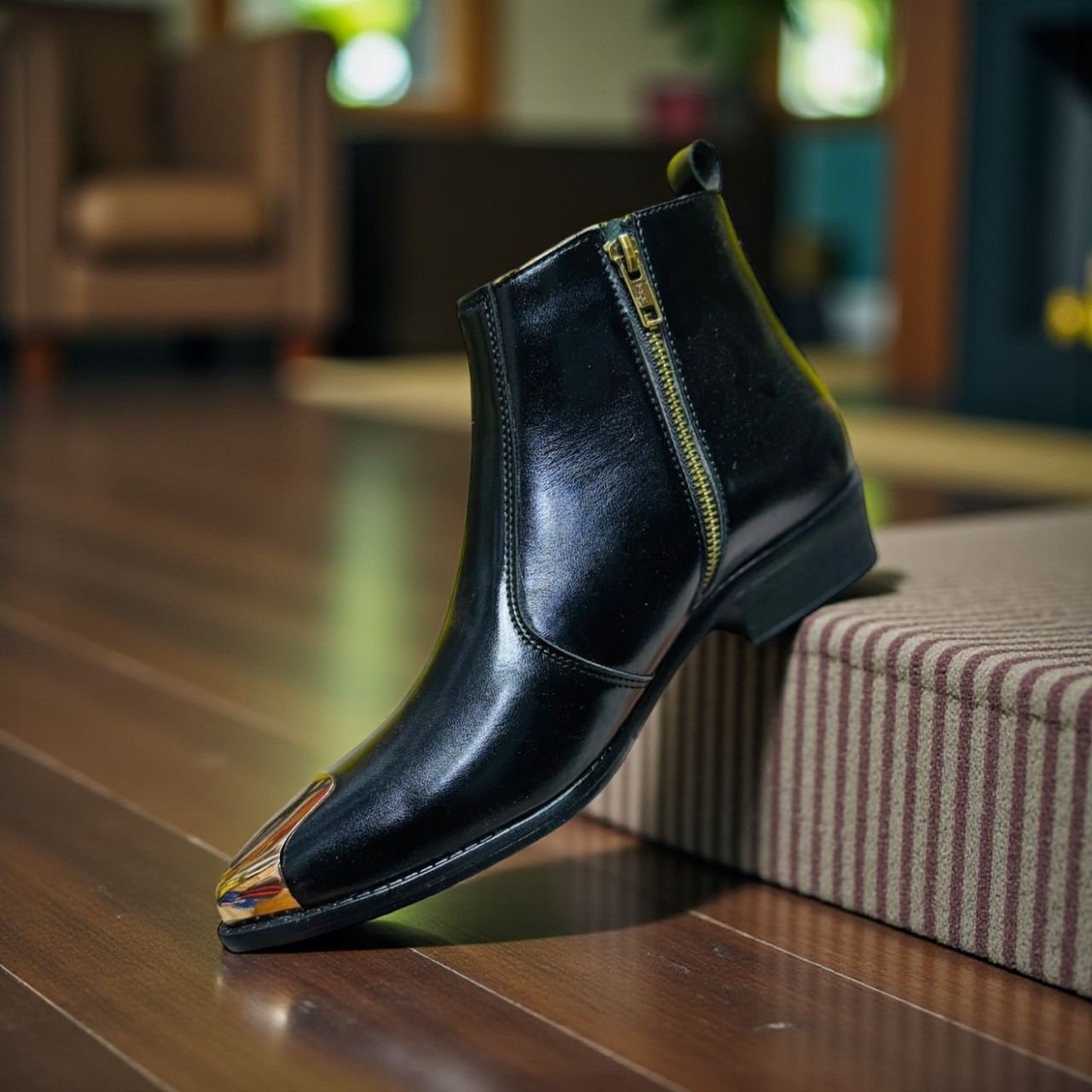 Ted Baker
(one side zip , chelsea boots)
Top leather quality