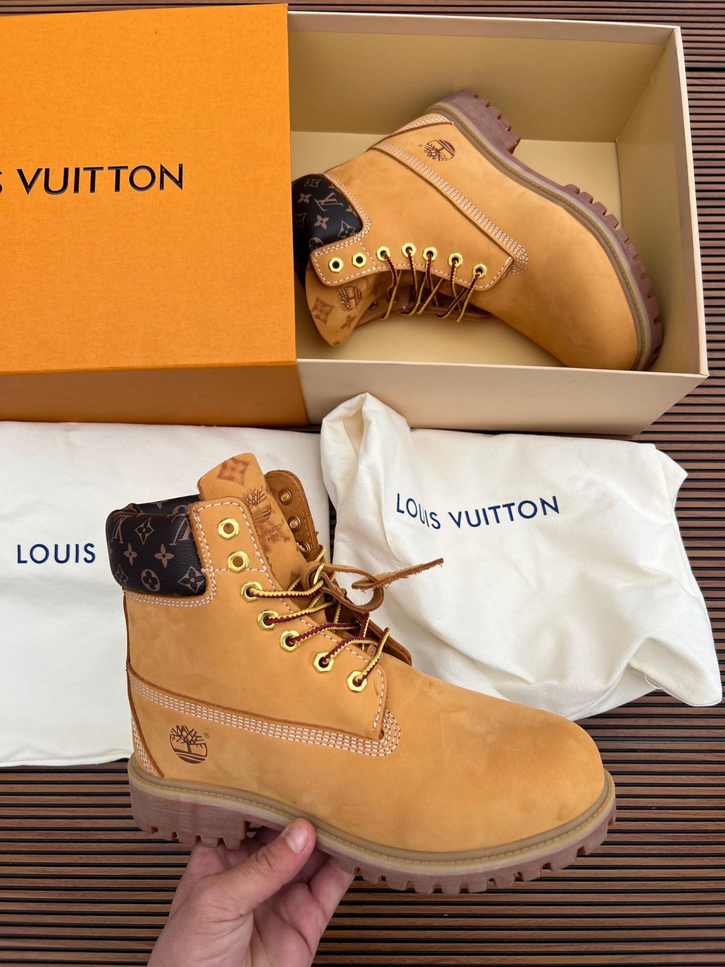Timberland boots LV UA quality
