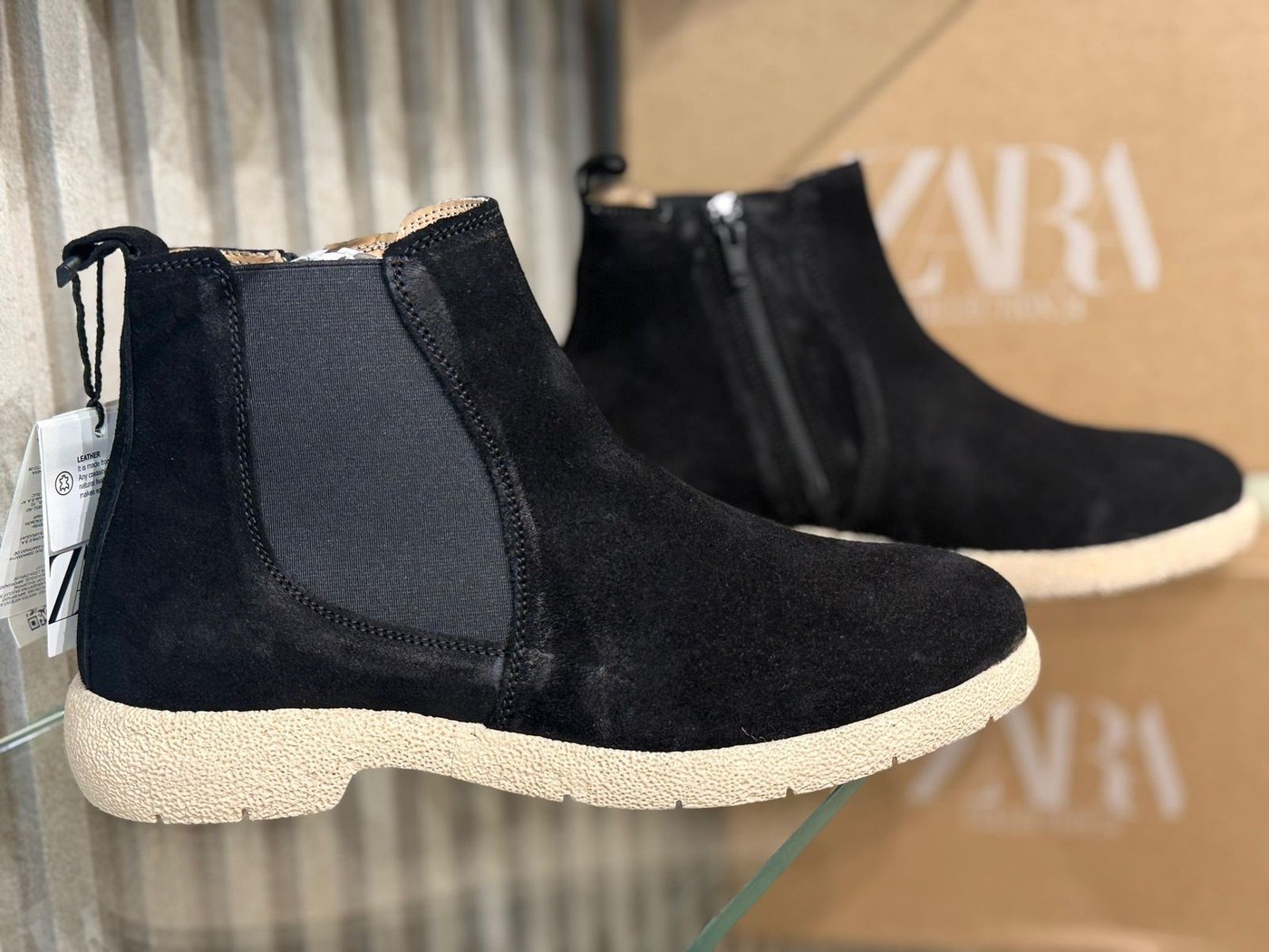 ZARA SUEDE Boots top ua quality