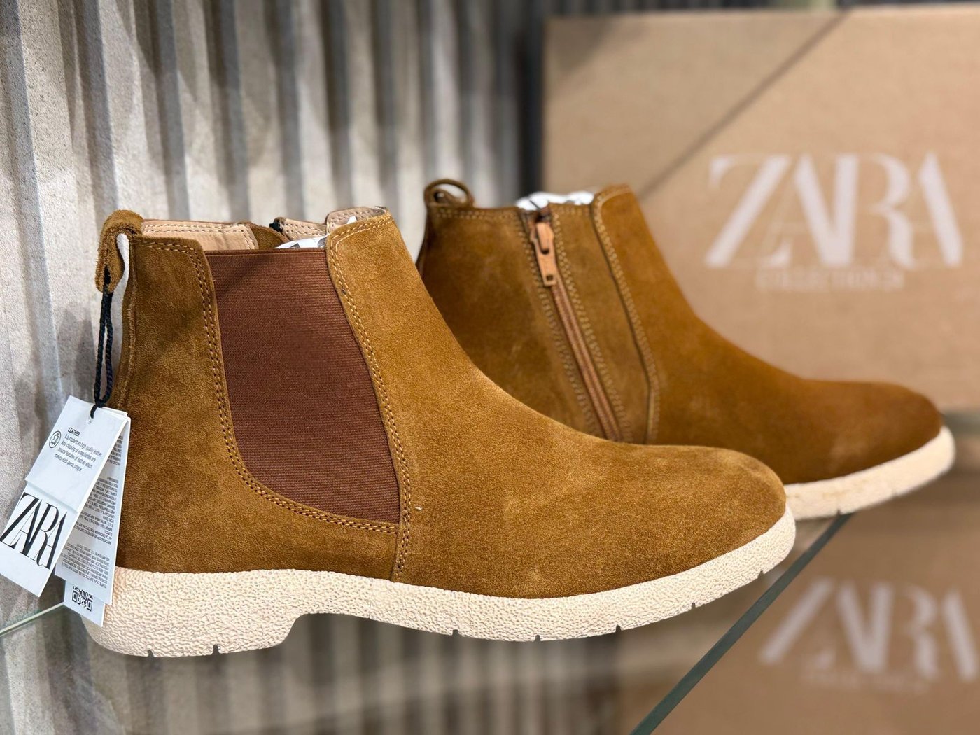 ZARA SUEDE Boots top ua quality