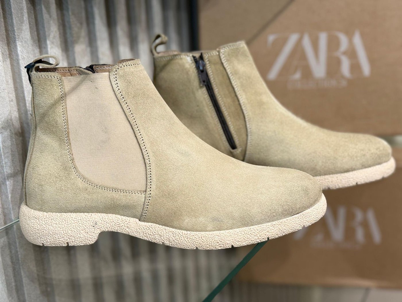 ZARA SUEDE Boots top ua quality